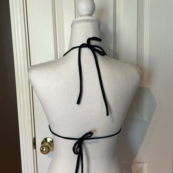 Xhilaration Tropical Print Halter Bikini Top - Picture 2 of 4